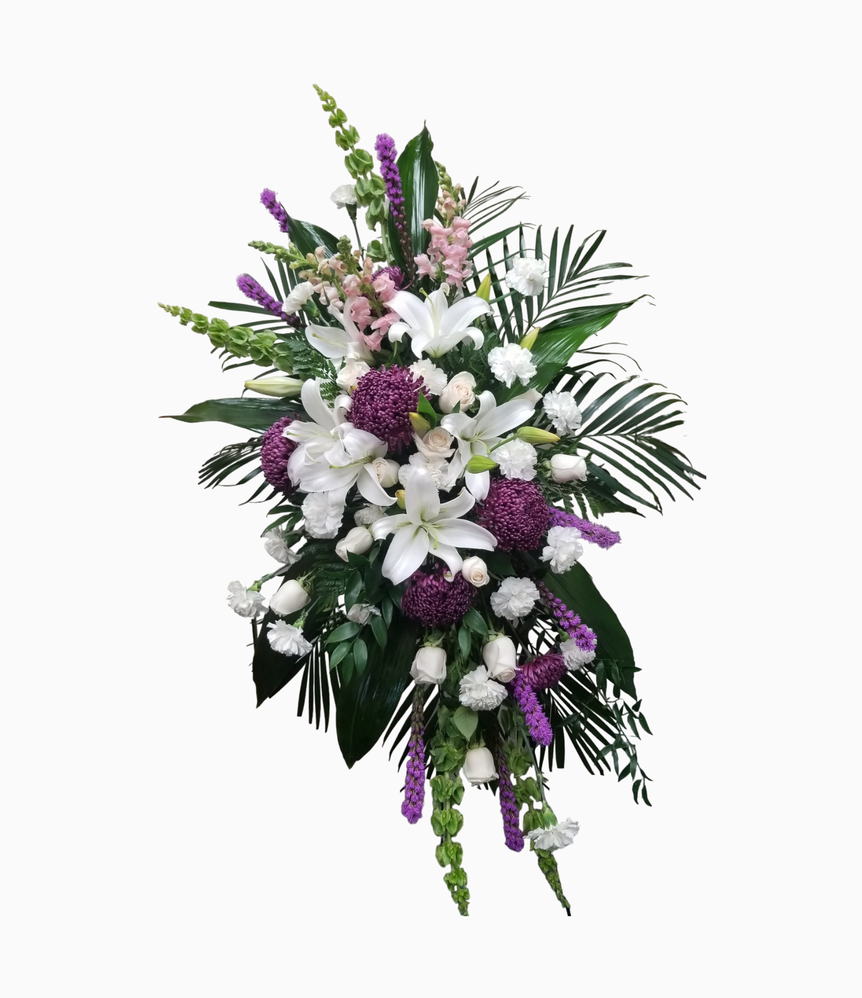 White and Purple Tribute Spray